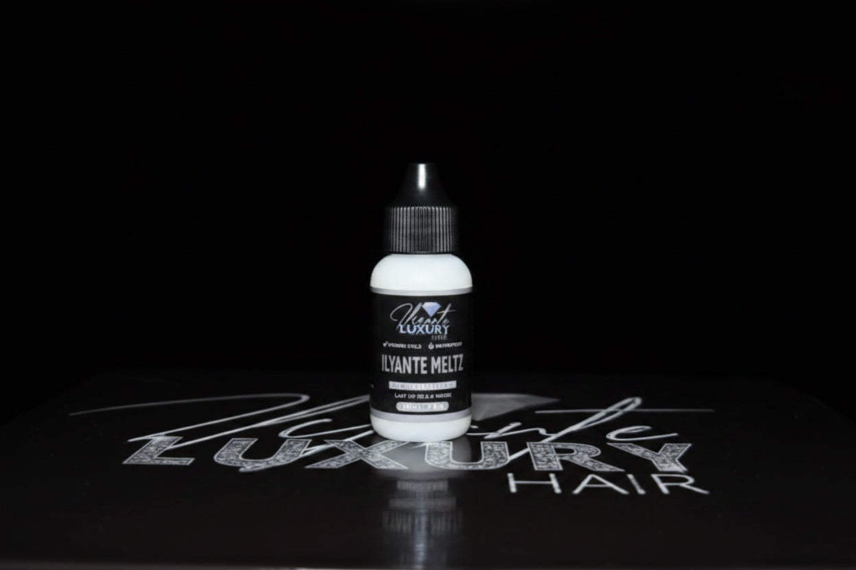 ILYANTE MELTX LACE GLUE ULTRA STRONG HOLD / SWEAT PROOF THIS 38ML BOTTLE IS PERFECT FOR TRAVEL SIZE